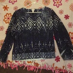 Patterned Blouse